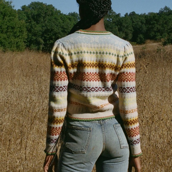 NWT Doen Alba cardigan IN CREAM MONTE ROSA size S L XL - Picture 5 of 10